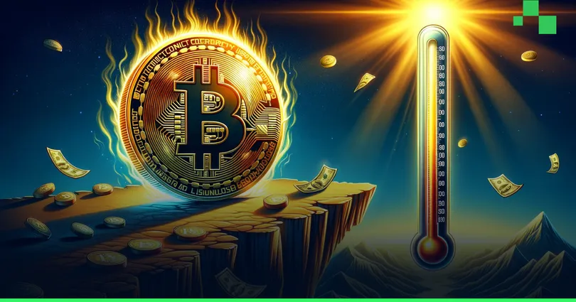 Bitcoin ใกล้แตะจุดสูงสุดใหม่! แต่อารมณ์ตลาดที่ร้อนแรงอาจส่งสัญญาณการพักฐาน