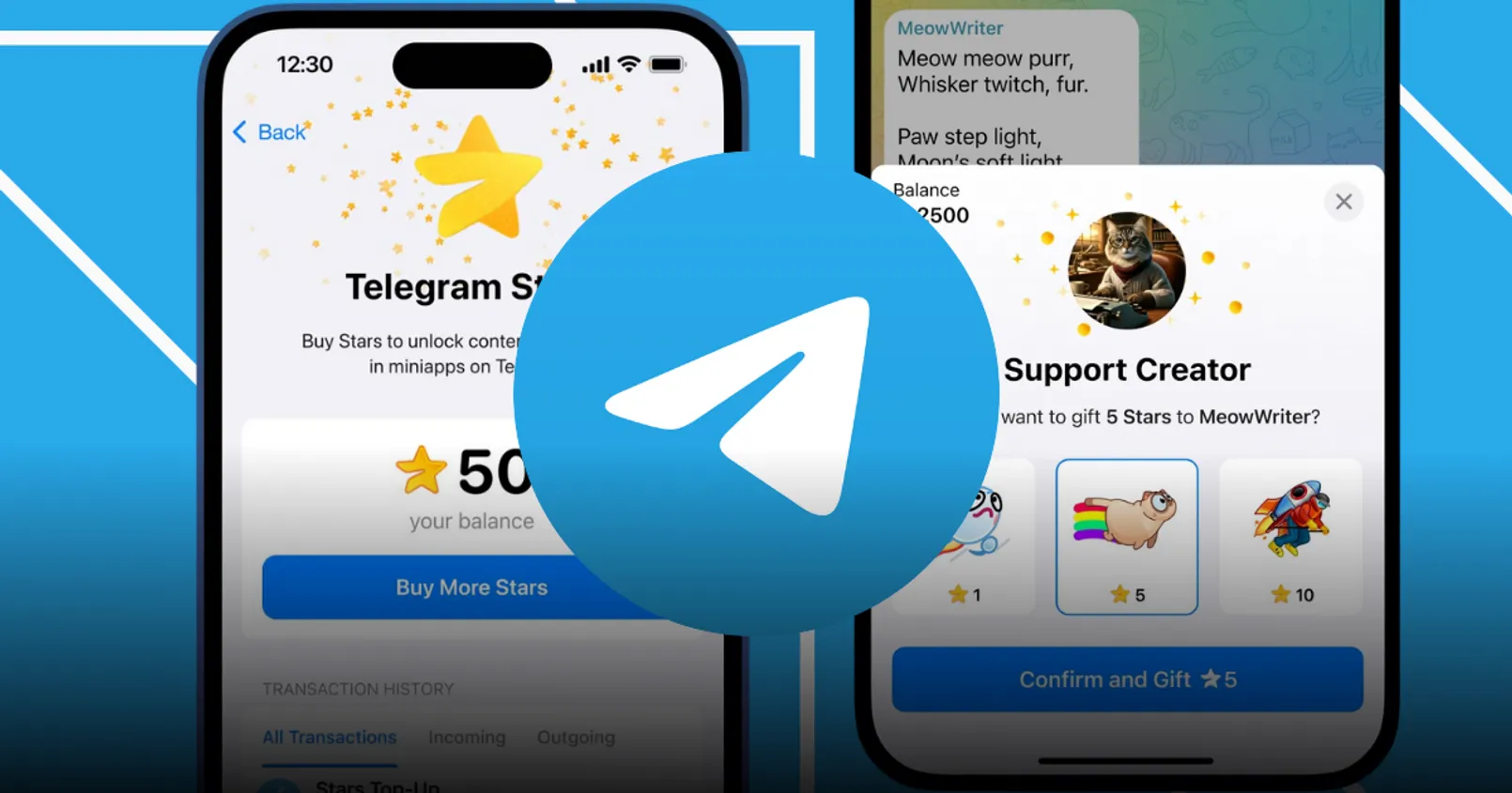 Telegram เปิดตัว ‘Telegram Stars’ โทเค็นใหม่ ที่จะถูกใช้ภายในแพลตฟอร์ม