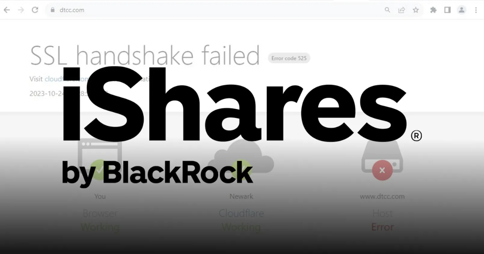 สุดงง! เมื่อรายชื่อกองทุน 'iShares' ของ BlackRock จู่ๆหายไปจากเว็บไซต์ของ DTCC