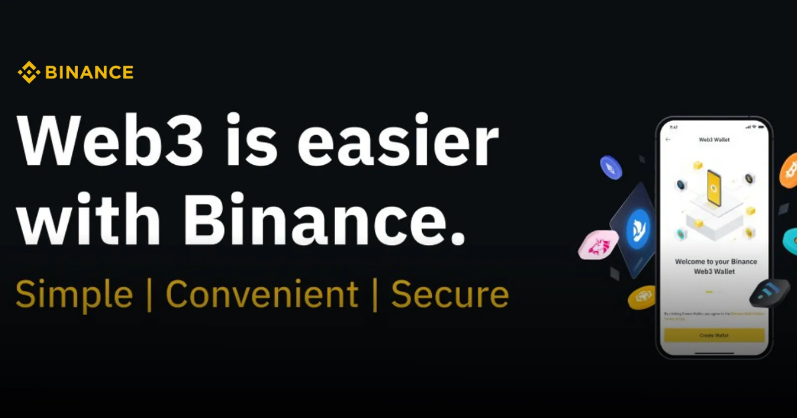 Binance ปล่อยอัปเดต! เปิดตัว 'Web3 วอลเล็ต' ฟีเจอร์ใหม่ เพิ่มความปลอดภัยให้ผู้ใช้งาน