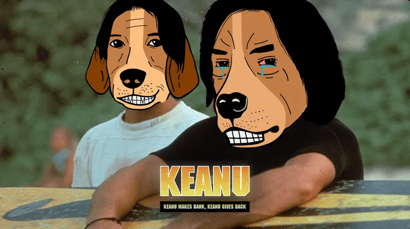 ราคา เหรียญมีม Keanu (KNU) meme coin ตามหลัง Dogecoin มาติด ๆ