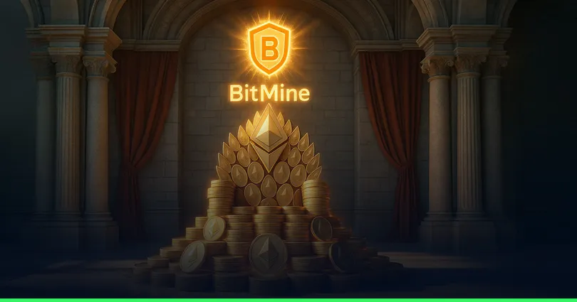 BitMine เดินหน้ากวาด ETH ต่อเนื่อง เก็บสะสมทะลุ $9.2 พันล้าน ขึ้นแท่นเบอร์หนึ่งบริษัทถือ ETH