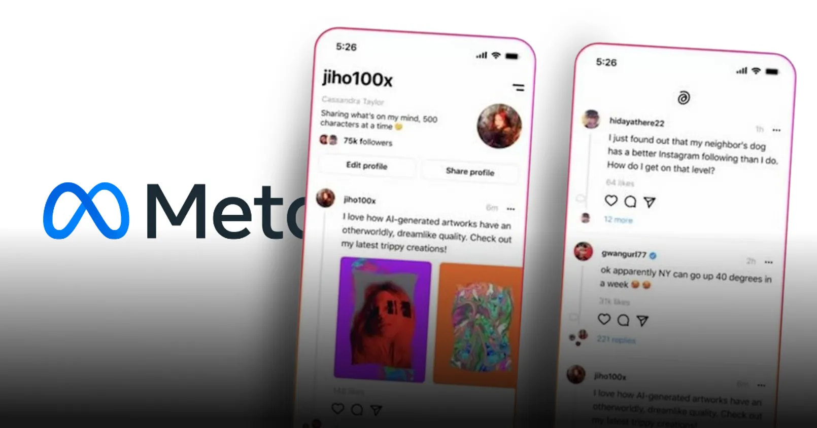 พบ Meta ซุ่มพัฒนาแพลตฟอร์มใหม่! ลูกผสม 'ทวิต-อินสตาแกรม' หวังแข่งขันกับ Twitter โดยตรง!