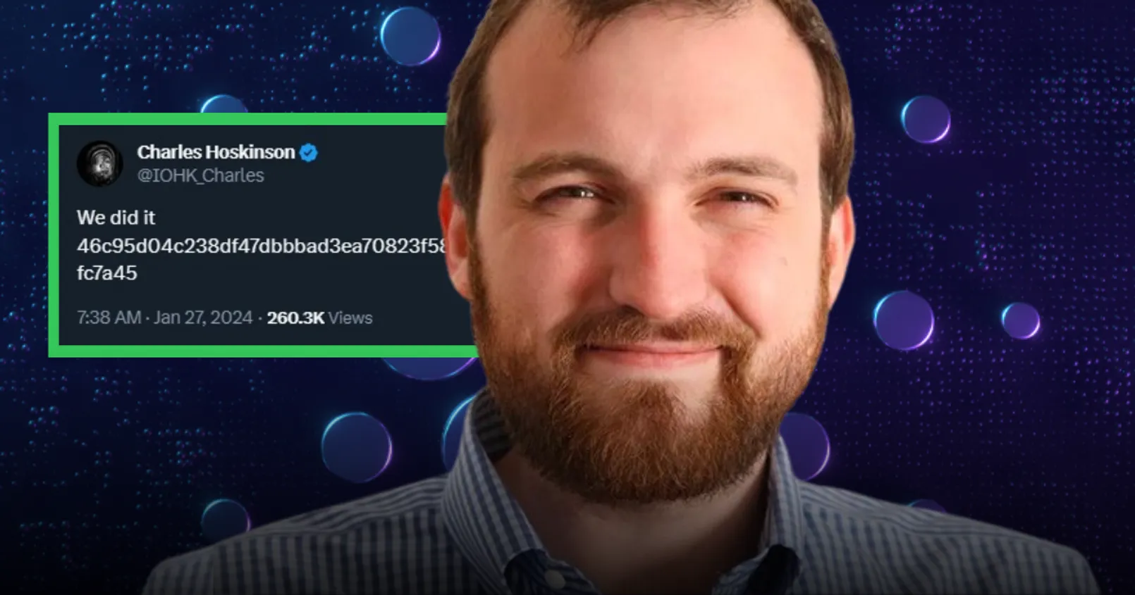 ชุมชน Cardano สุดงง! เมื่อ Charles Hoskinson โพสต์ทวีต