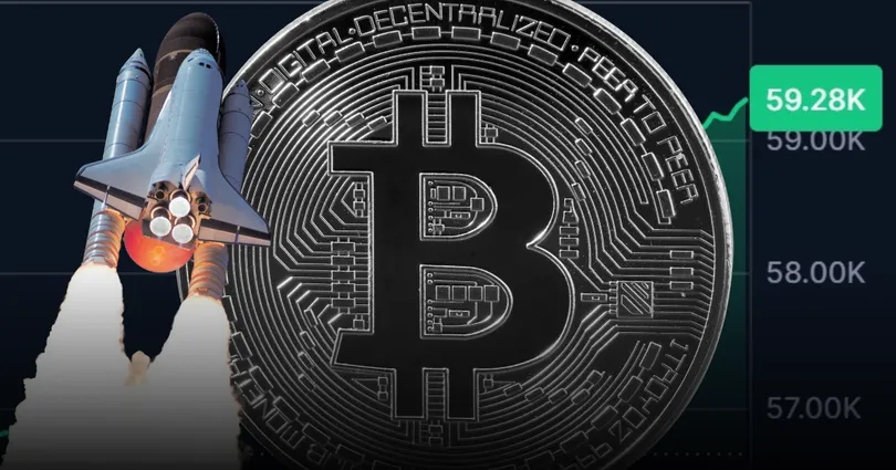 ล่าสุด Bitcoin ทำราคาทะลุระดับ 59,000 ดอลล์!
