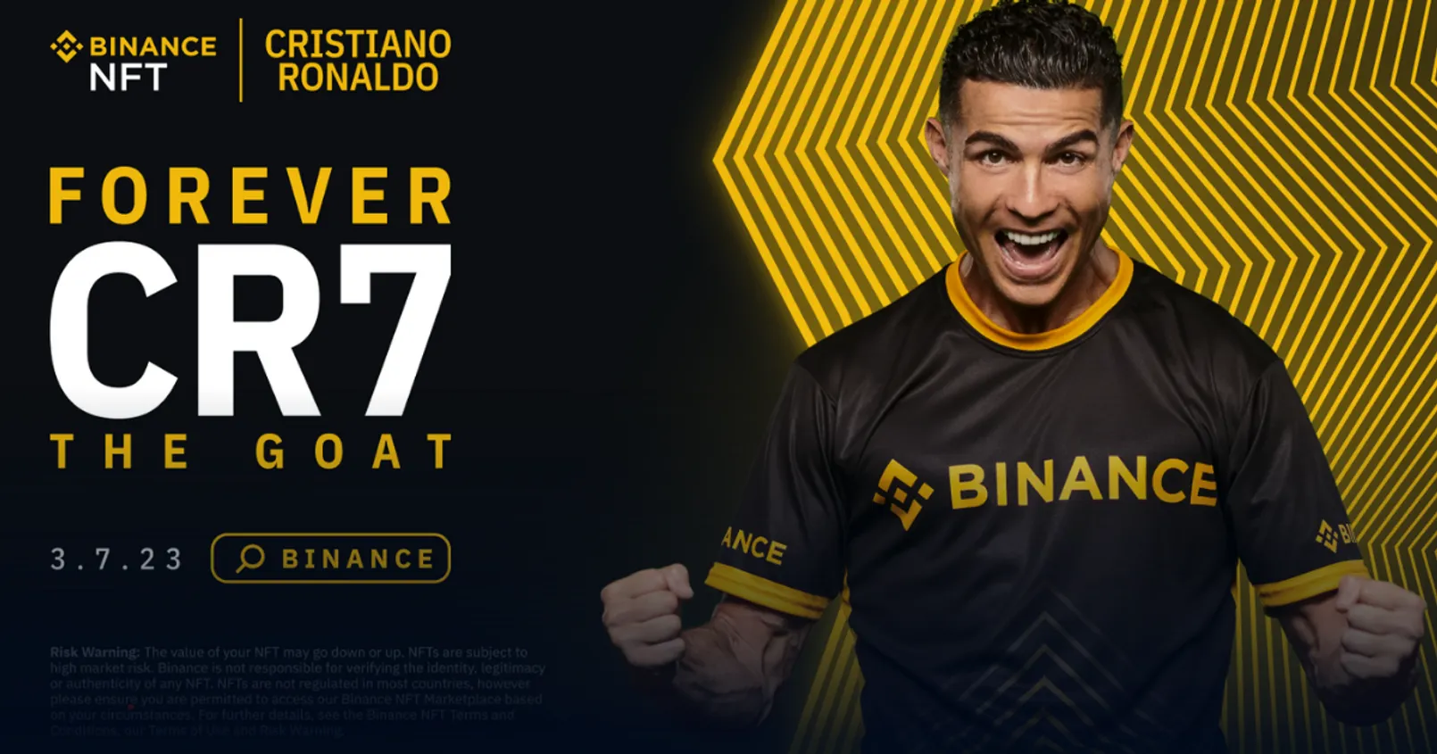 Binance ประกาศร่วมมือ 'Cristiano Ronaldo' สร้างคอลเลกชัน NFT อีกครั้ง