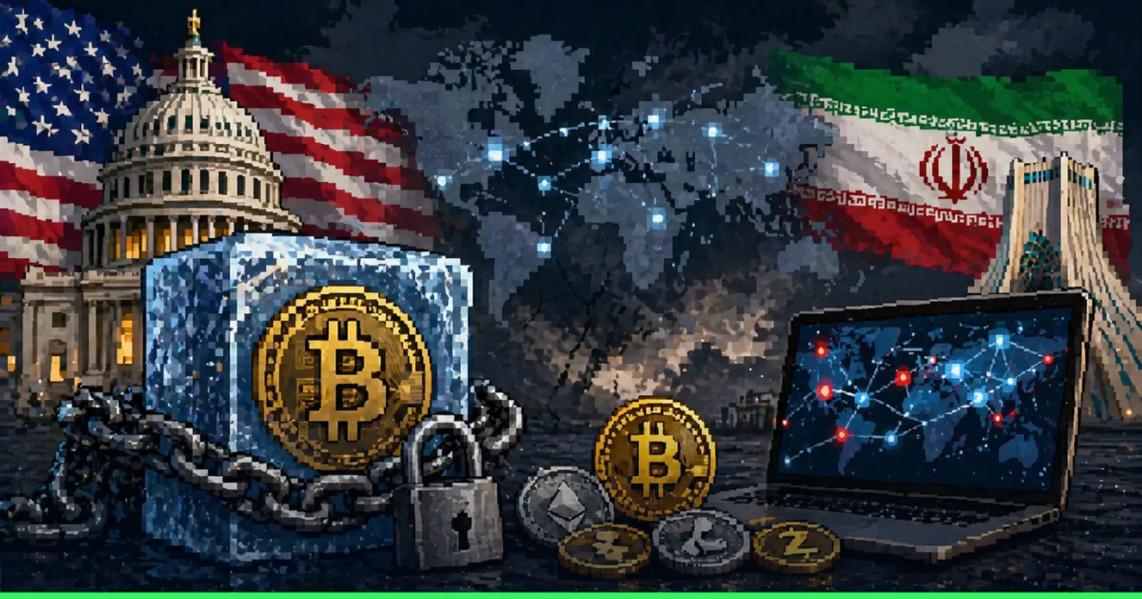 สหรัฐฯ ยึดทรัพย์คริปโตของอิหร่านเกือบ $500 ล้าน เดินหน้ากดดันด้านเศรษฐกิจเต็มรูปแบบ