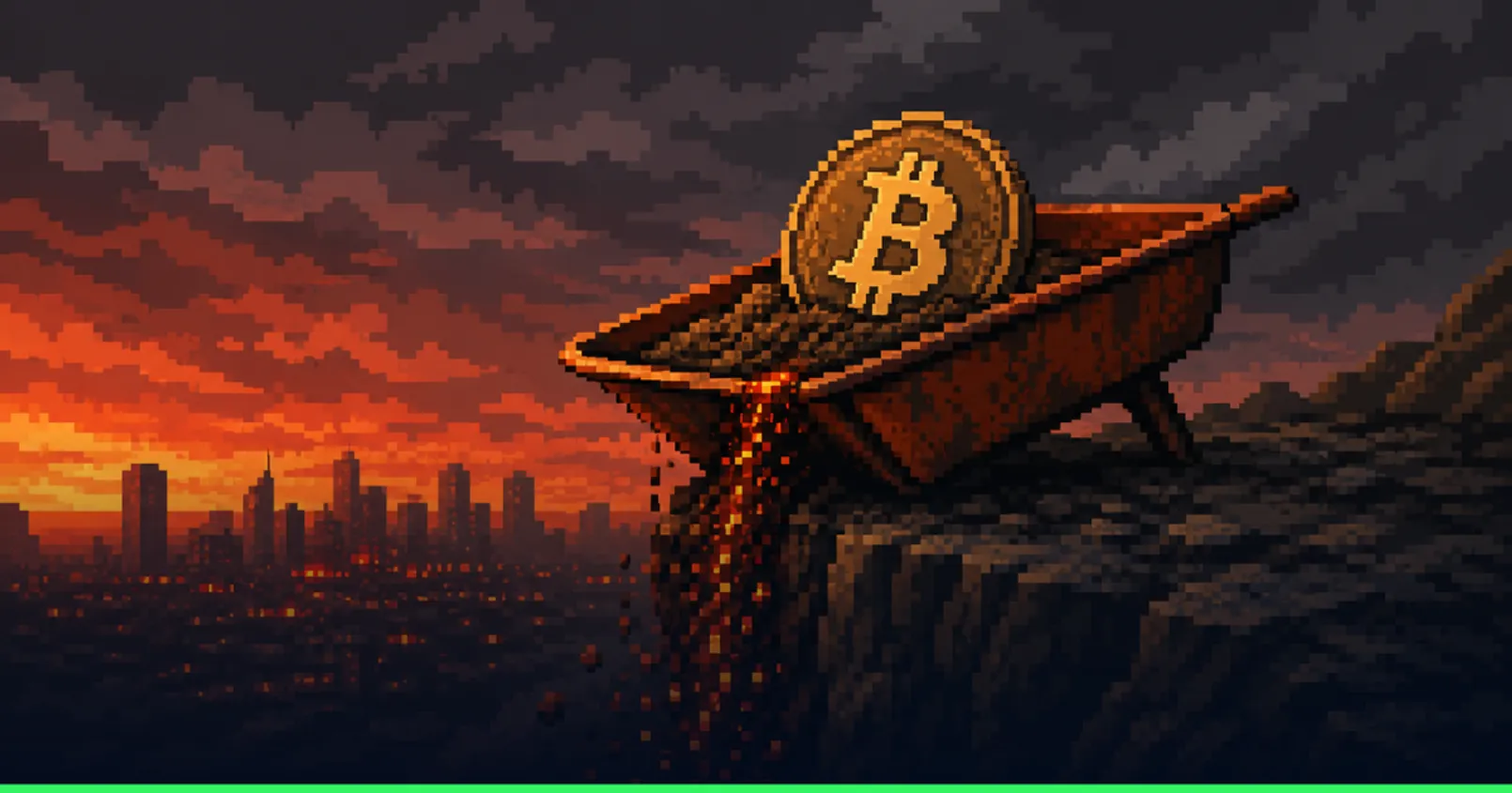 Bitcoin ส่งสัญญาณแรงขายเริ่มอ่อนแรง ขณะราคาจ่อทดสอบแนวรับสำคัญ 60,000 ดอลลาร์