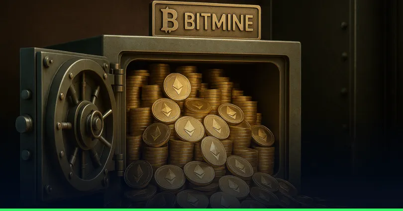 BitMine ทุ่ม 70 ล้านดอลลาร์เข้าซื้อ ETH ท่ามกลางตลาดซบเซา ขณะที่ Tom Lee ปรับการคาดการณ์จุดสูงสุดใหม่ของ Bitcoin