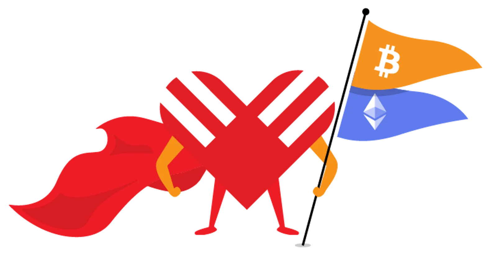 Crypto Giving Tuesday Mascot With Flags.png