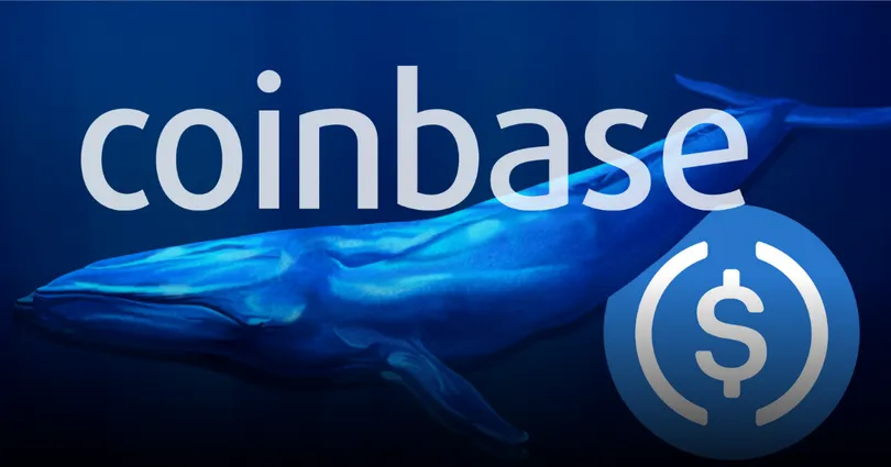 พบ ‘วาฬขนาดใหญ่’ โยกย้าย USDC กว่า 1.3 พันล้านดอลล์ เข้ากระดาน Coinbase