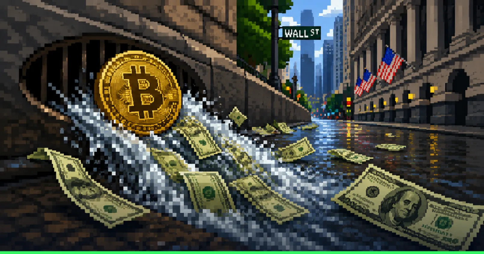 Spot Bitcoin ETF มีเงินไหลออก 1 พันล้านดอลลาร์ในสัปดาห์เดียว หยุดกระแสเงินไหลเข้า 6 สัปดาห์ติด